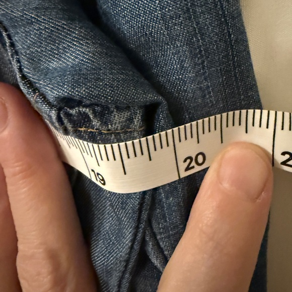 Anthropologie Cloth & Stone Chambray Shirt dress size S - Picture 6 of 12